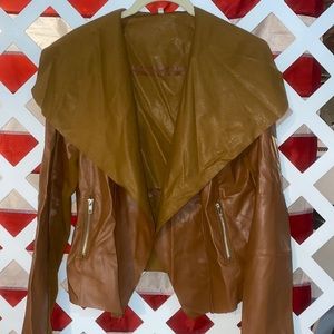 Faux Leather Jacket